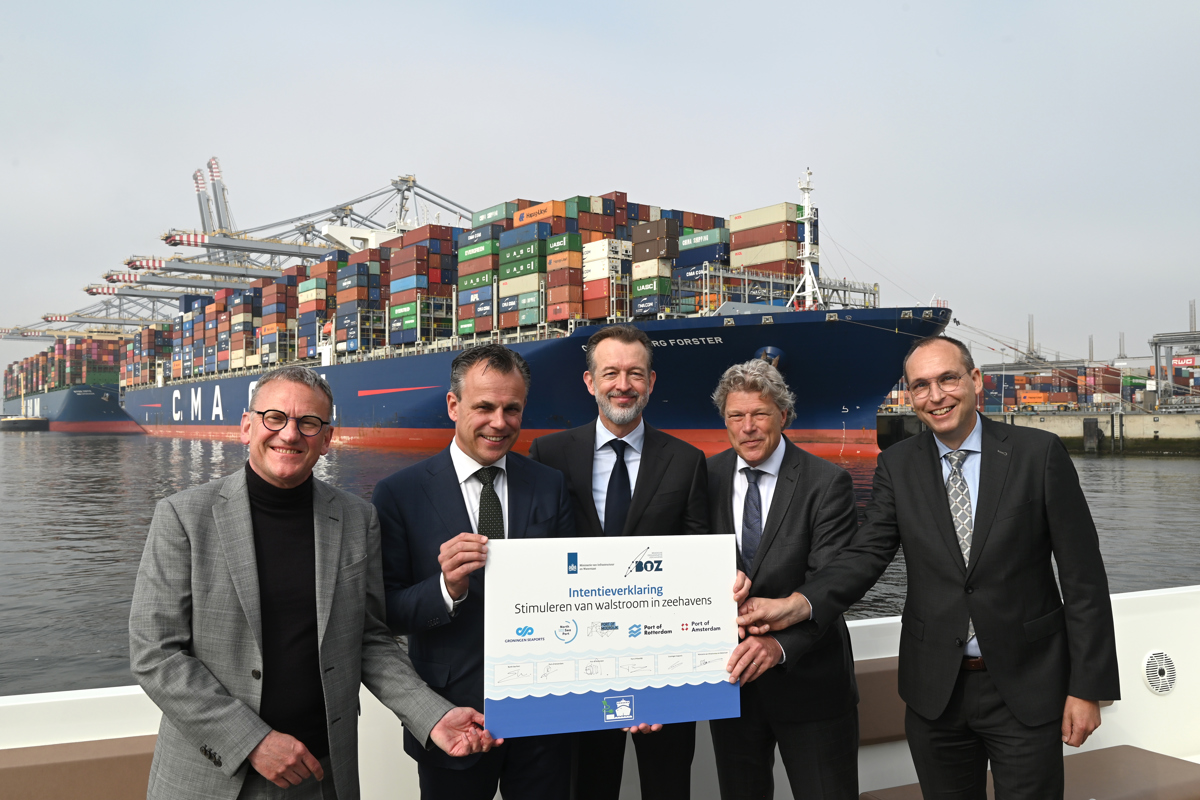 Ondertekening Loi Walstroom Boz Ministerie Infrastructuur En Waterstaat